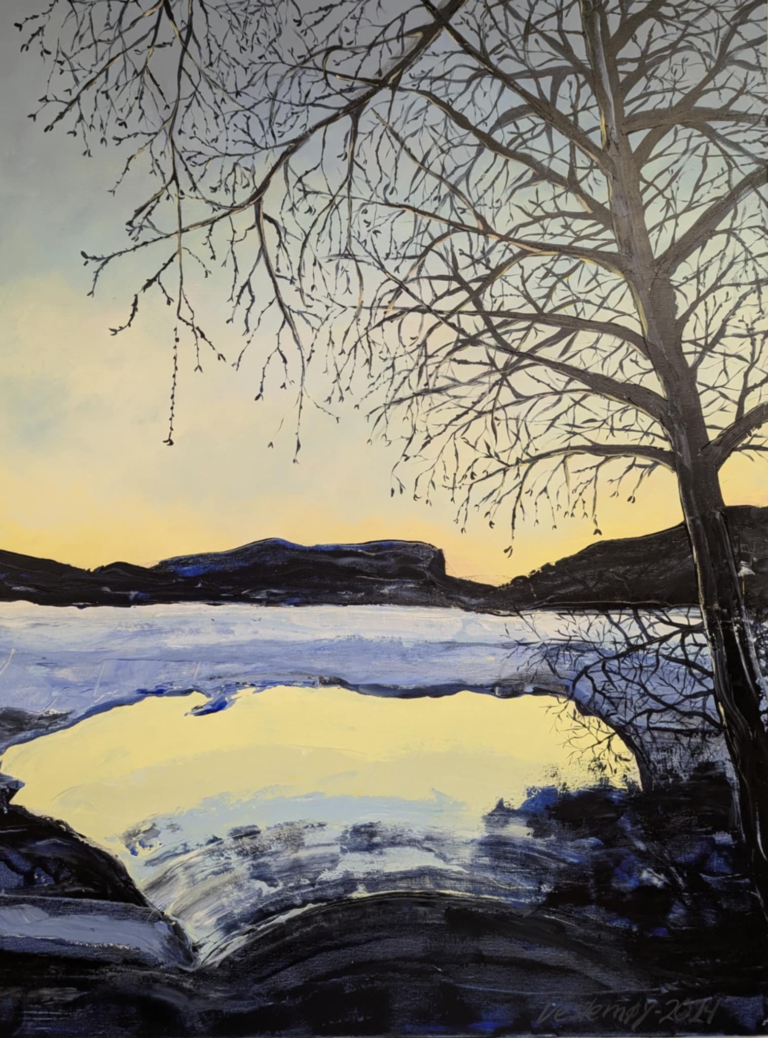 Veslemøy Thørud, akryl